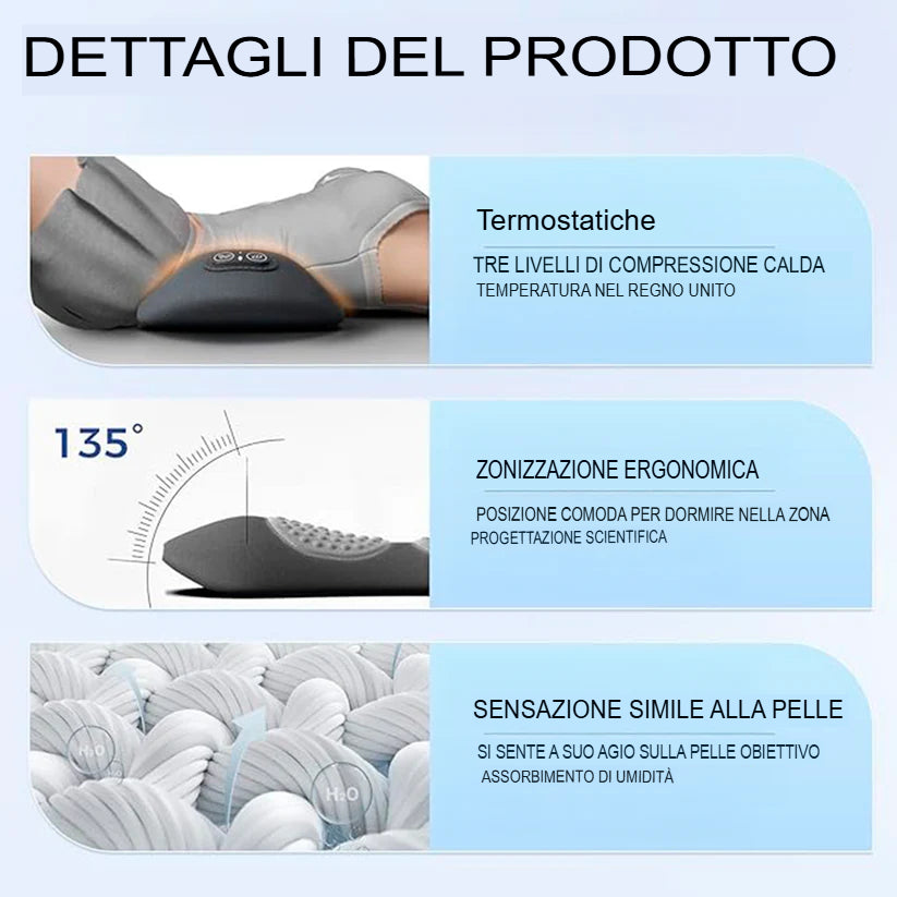 Navyo - Dispositivo massaggiante 3 in 1 per la schiena